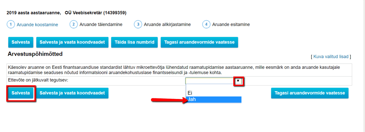 arvestuspohimõtted