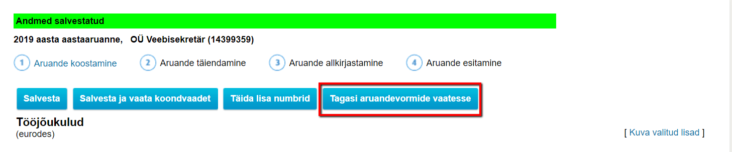 Mikroettevõtte aastaaruande koostamine