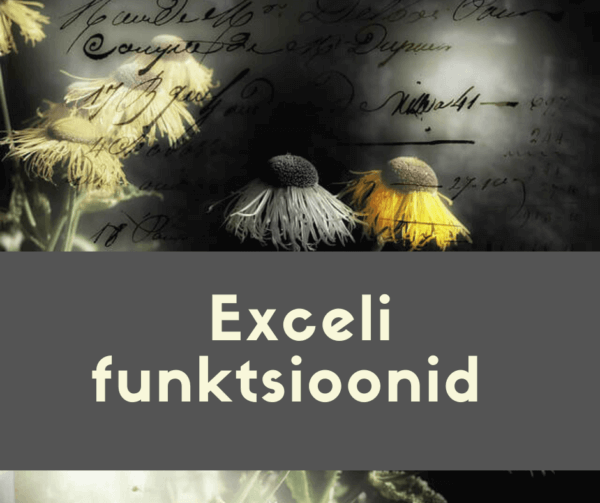 exceli-funktsioonid